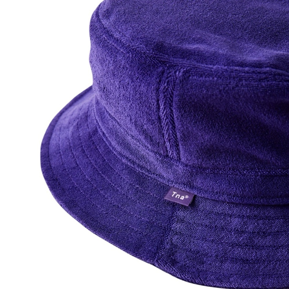 TNA Purple Terry Cloth Bucket Hat Sun Hat Size XS/S